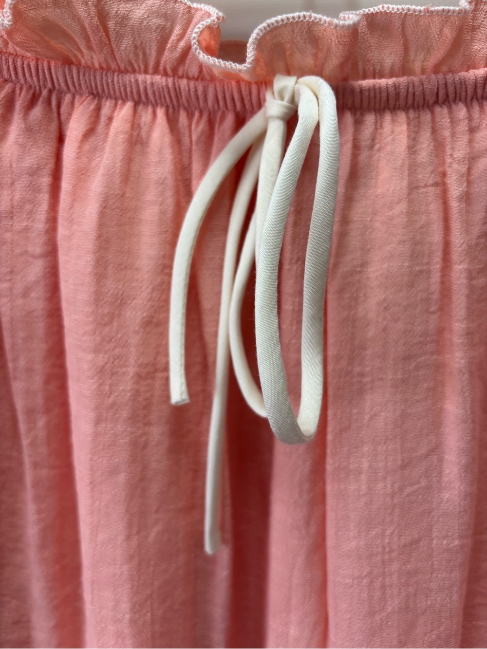 Prach/pink Maxi Skirt with Ruffle Hem - Picture 3 of 6